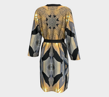 Load image into Gallery viewer, 'Fire & Ice' Peachskin Peignoir