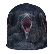 Load image into Gallery viewer, 'Sebastian' Beanie (feather pattern background)