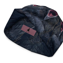 Load image into Gallery viewer, 'Sebastian' Beanie (feather pattern background)