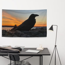 Load image into Gallery viewer, 'Before the Sun Arrives' Flag (34.5" x 56")