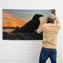 Load image into Gallery viewer, 'Before the Sun Arrives' Flag (34.5" x 56")