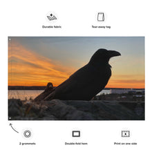 Load image into Gallery viewer, 'Before the Sun Arrives' Flag (34.5" x 56")