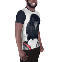 Load image into Gallery viewer, 'One Hour Max' Men's Athletic T-shirt (Black Trim)