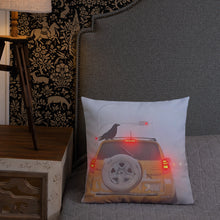 Load image into Gallery viewer, 'Ice Fog Taxi' Throw Pillow