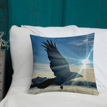 Load image into Gallery viewer, 'Frozen Light' Throw Pillow