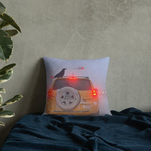 Load image into Gallery viewer, 'Ice Fog Taxi' Throw Pillow