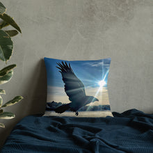 Load image into Gallery viewer, 'Frozen Light' Throw Pillow