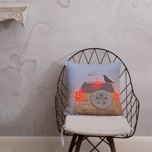 Load image into Gallery viewer, 'Ice Fog Taxi' Throw Pillow