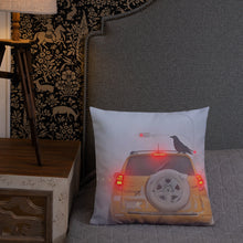 Load image into Gallery viewer, 'Ice Fog Taxi' Throw Pillow