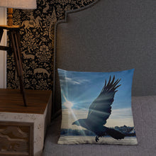 Load image into Gallery viewer, 'Frozen Light' Throw Pillow