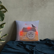 Load image into Gallery viewer, 'Ice Fog Taxi' Throw Pillow
