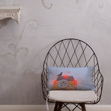 Load image into Gallery viewer, 'Ice Fog Taxi' Throw Pillow