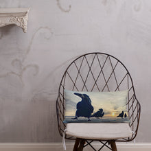 Load image into Gallery viewer, 'Watchers' Throw Pillow