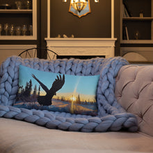 Load image into Gallery viewer, 'Into the Light' Throw Pillow