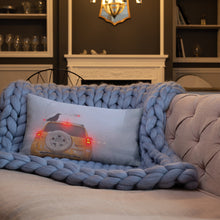 Load image into Gallery viewer, 'Ice Fog Taxi' Throw Pillow