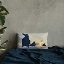 Load image into Gallery viewer, 'Watchers' Throw Pillow