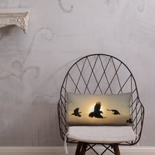 Load image into Gallery viewer, 'Sun Dancers' Throw Pillow