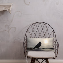Load image into Gallery viewer, 'Land of Ravens, Gold & Diamonds' Throw Pillow