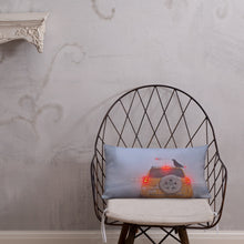 Load image into Gallery viewer, 'Ice Fog Taxi' Throw Pillow