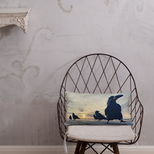 Load image into Gallery viewer, 'Watchers' Throw Pillow