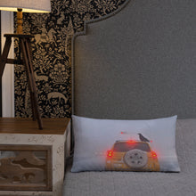 Load image into Gallery viewer, 'Ice Fog Taxi' Throw Pillow