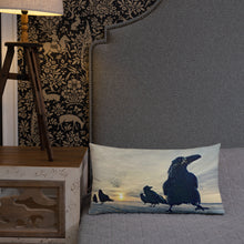 Load image into Gallery viewer, 'Watchers' Throw Pillow