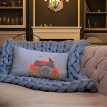 Load image into Gallery viewer, 'Ice Fog Taxi' Throw Pillow