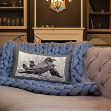 Load image into Gallery viewer, 'Four Ravens' Throw Pillow