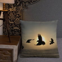 Load image into Gallery viewer, 'Sun Dancers' Throw Pillow