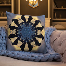 Load image into Gallery viewer, 'Prince of Back Bay' Pattern Throw Pillow