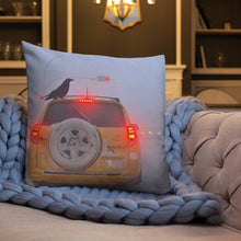 Load image into Gallery viewer, 'Ice Fog Taxi' Throw Pillow
