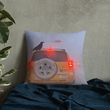 Load image into Gallery viewer, 'Ice Fog Taxi' Throw Pillow