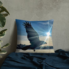 Load image into Gallery viewer, 'Frozen Light' Throw Pillow