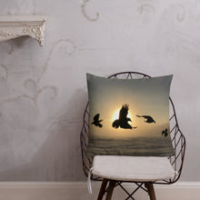 Load image into Gallery viewer, 'Sun Dancers' Throw Pillow