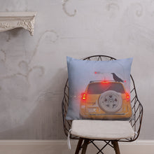 Load image into Gallery viewer, 'Ice Fog Taxi' Throw Pillow