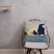 Load image into Gallery viewer, 'Watchers' Throw Pillow