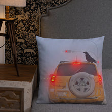 Load image into Gallery viewer, 'Ice Fog Taxi' Throw Pillow