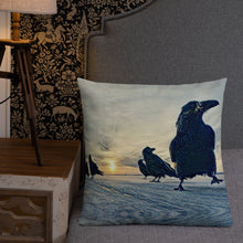 Load image into Gallery viewer, 'Watchers' Throw Pillow