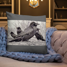 Load image into Gallery viewer, 'Four Ravens' Throw Pillow