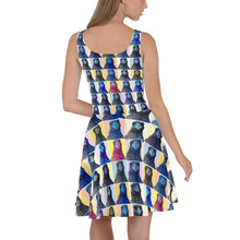 Load image into Gallery viewer, 'Warhol Ravens' Fit & Flare Dress