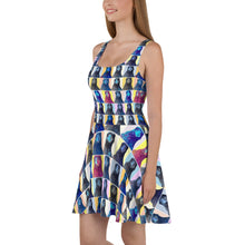 Load image into Gallery viewer, 'Warhol Ravens' Fit & Flare Dress