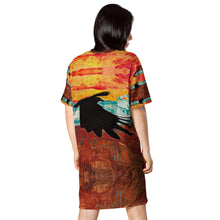Load image into Gallery viewer, 'Ice Road Raven' T-shirt dress