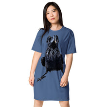 Load image into Gallery viewer, 'Charles' T-shirt dress (Kashmir Blue)