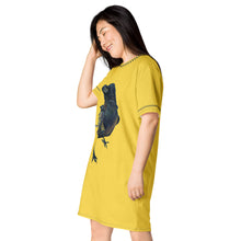 Load image into Gallery viewer, 'Cheeky Yellow' T-shirt dress