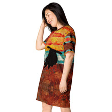 Load image into Gallery viewer, 'Ice Road Raven' T-shirt dress