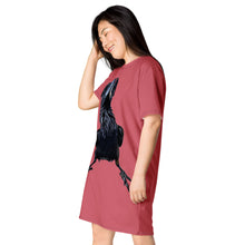 Load image into Gallery viewer, 'Charles' T-shirt dress (Cabaret)