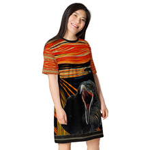 Load image into Gallery viewer, ‘The Scream’ T-shirt dress