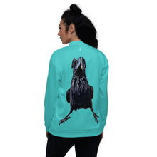 Load image into Gallery viewer, 'Charles' Unisex Bomber Jacket (Turquoise)