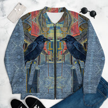 Load image into Gallery viewer, 'Gold Range Raven' Bomber Jacket
