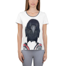 Load image into Gallery viewer, 'One Hour Max' Women's Athletic T-shirt (White)